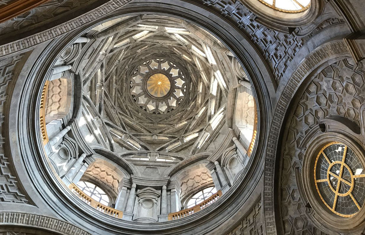 La cupola della Cappella del Guarini