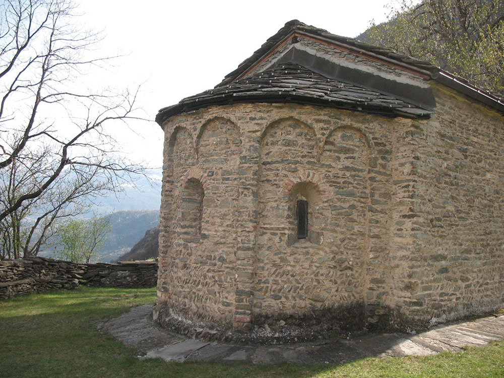 Cappella di Sant'Eldrado, abside esterno