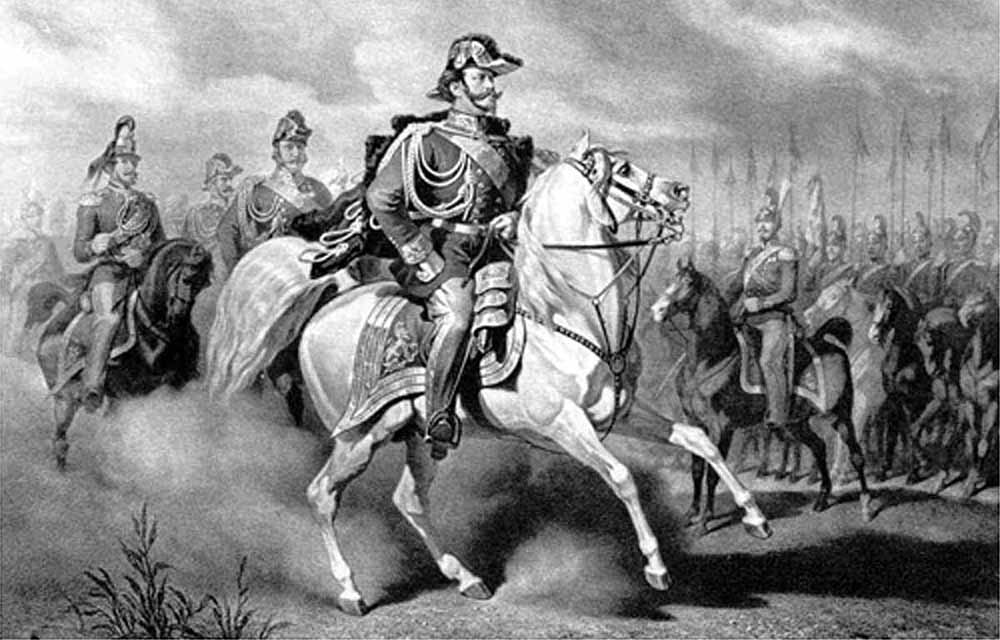 Vittorio Emanuele II in battaglia